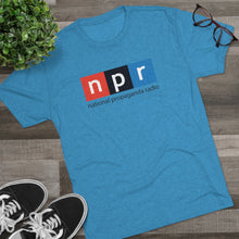 Load image into Gallery viewer, NPR National Propaganda T-shrit Men's Tri-Blend Crew Tee