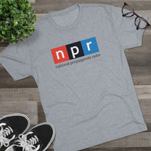 Load image into Gallery viewer, NPR National Propaganda T-shrit Men's Tri-Blend Crew Tee