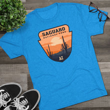 Load image into Gallery viewer, Saguaro Unisex Men's Tri-Blend Crew Tee