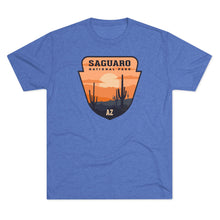 Load image into Gallery viewer, Saguaro Unisex Men's Tri-Blend Crew Tee