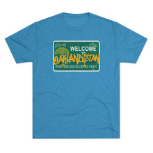 Load image into Gallery viewer, Oaklandistan Oakland California Crime Tri-Blend Men's Shirt Tri-Blend Crew Tee