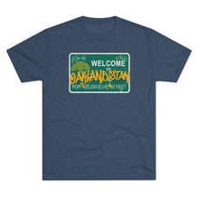 Load image into Gallery viewer, Oaklandistan Oakland California Crime Tri-Blend Men's Shirt Tri-Blend Crew Tee