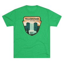 Load image into Gallery viewer, Yellowstone National Park Men's Tri-Blend Crew Tee