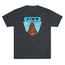 Load image into Gallery viewer, Zion National Park Men's Tri-Blend Crew Tee