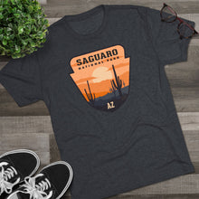 Load image into Gallery viewer, Saguaro Unisex Men's Tri-Blend Crew Tee