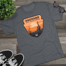 Load image into Gallery viewer, Saguaro Unisex Men's Tri-Blend Crew Tee