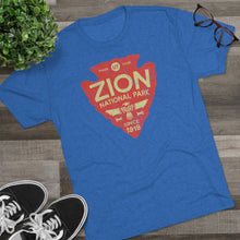 Load image into Gallery viewer, Zion National Park Tri-Blend Crew Tee