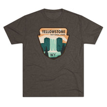 Load image into Gallery viewer, Yellowstone National Park Men's Tri-Blend Crew Tee
