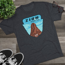 Load image into Gallery viewer, Zion National Park Men's Tri-Blend Crew Tee