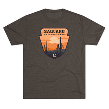 Load image into Gallery viewer, Saguaro Unisex Men's Tri-Blend Crew Tee