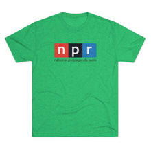 Load image into Gallery viewer, NPR National Propaganda T-shrit Men's Tri-Blend Crew Tee
