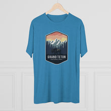 Load image into Gallery viewer, Grand Tetons National Park Men's Tri-Blend Crew Tee
