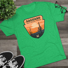 Load image into Gallery viewer, Saguaro Unisex Men's Tri-Blend Crew Tee