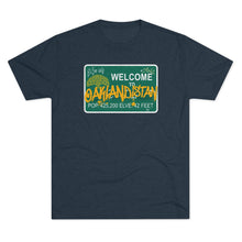 Load image into Gallery viewer, Oaklandistan Oakland California Crime Tri-Blend Men's Shirt Tri-Blend Crew Tee