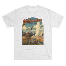 Load image into Gallery viewer, Yellowstone National Park Shirt Men's Tri-Blend Crew Tee