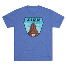 Load image into Gallery viewer, Zion National Park Men's Tri-Blend Crew Tee