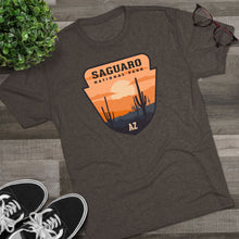 Load image into Gallery viewer, Saguaro Unisex Men's Tri-Blend Crew Tee