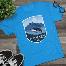 Load image into Gallery viewer, Glacier Bay National Park Men's Tri-Blend Crew Tee