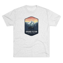 Load image into Gallery viewer, Grand Tetons National Park Men&#39;s Tri-Blend Crew Tee
