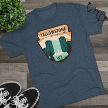 Load image into Gallery viewer, Yellowstone National Park Men's Tri-Blend Crew Tee