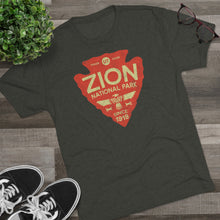 Load image into Gallery viewer, Zion National Park Tri-Blend Crew Tee