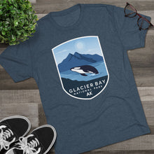 Load image into Gallery viewer, Glacier Bay National Park Men's Tri-Blend Crew Tee