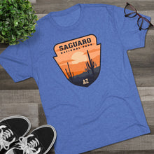 Load image into Gallery viewer, Saguaro Unisex Men's Tri-Blend Crew Tee