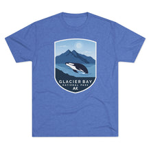 Load image into Gallery viewer, Glacier Bay National Park Men's Tri-Blend Crew Tee