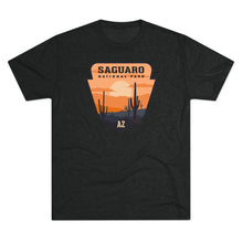 Load image into Gallery viewer, Saguaro Unisex Men's Tri-Blend Crew Tee