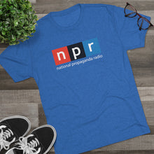 Load image into Gallery viewer, NPR National Propaganda T-shrit Men's Tri-Blend Crew Tee