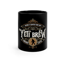 Load image into Gallery viewer, Yeti Brew Bigfoot Sasquatch Black mug 11oz