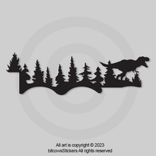 Load image into Gallery viewer, Bigfoot/Sasquatch Trees Vinyl Decal over logo for 2018-2022 Wrangler JL, JLU