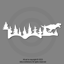 Load image into Gallery viewer, Bigfoot/Sasquatch Trees Vinyl Decal over logo for 2018-2022 Wrangler JL, JLU