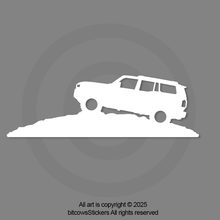 Load image into Gallery viewer, Land Cruiser Windshield on Hill Decal Sticker Easter Egg (2 count)
