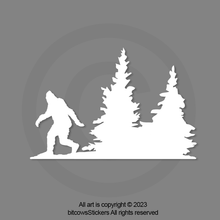 Load image into Gallery viewer, Bigfoot Sasquatch windshield vinyl decal sticker for Jeep Wrangler