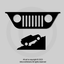 Load image into Gallery viewer, Jeep JK OEM Replacement Grill Windshield Decal Sticker
