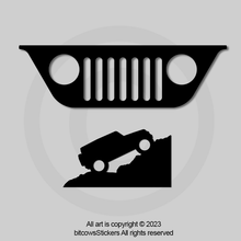 Load image into Gallery viewer, Jeep Replacement Windshield Decal JK OEM Sticker one left one right (2 count)