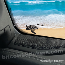 Load image into Gallery viewer, Sea Turtle Windshield Sticker (2 count)

