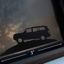 Load image into Gallery viewer, Land Cruiser Windshield on Hill Decal Sticker Easter Egg (2 count)