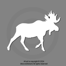 Load image into Gallery viewer, Moose Family Windshield Window Decal Sticker Easter Egg