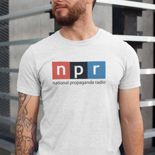 Load image into Gallery viewer, NPR National Propaganda T-shrit Men's Tri-Blend Crew Tee