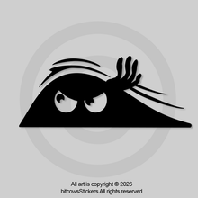 Load image into Gallery viewer, Funny Peeking Monster Car Decal