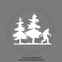 Load image into Gallery viewer, BitcowsStickers.com bigfoot