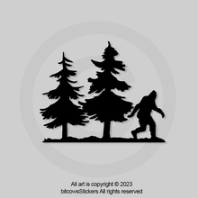 Load image into Gallery viewer, BitcowsStickers.com bigfoot