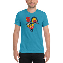 Load image into Gallery viewer, Key West Southernmost Point Rooster Short Wleeve Men&#39;s Tri-Blend Crew Tee

