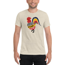 Load image into Gallery viewer, Key West Southernmost Point Rooster Short Wleeve Men's Tri-Blend Crew Tee