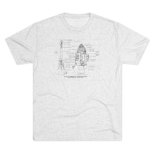 Load image into Gallery viewer, Apollo Command Service Module Space Men's Tri-Blend Crew Tee