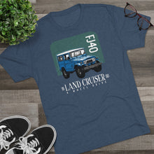 Load image into Gallery viewer, FJ40 Land Cruiser Men's Tri-Blend Crew Tee