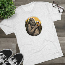 Load image into Gallery viewer, Sasquatch Brew (Bigfoot Beer) Men's Tri-Blend Crew Tee