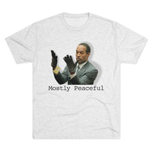 Load image into Gallery viewer, OJ Simpson Mostly Peaceful Shirt Men's Tri-Blend Crew Tee